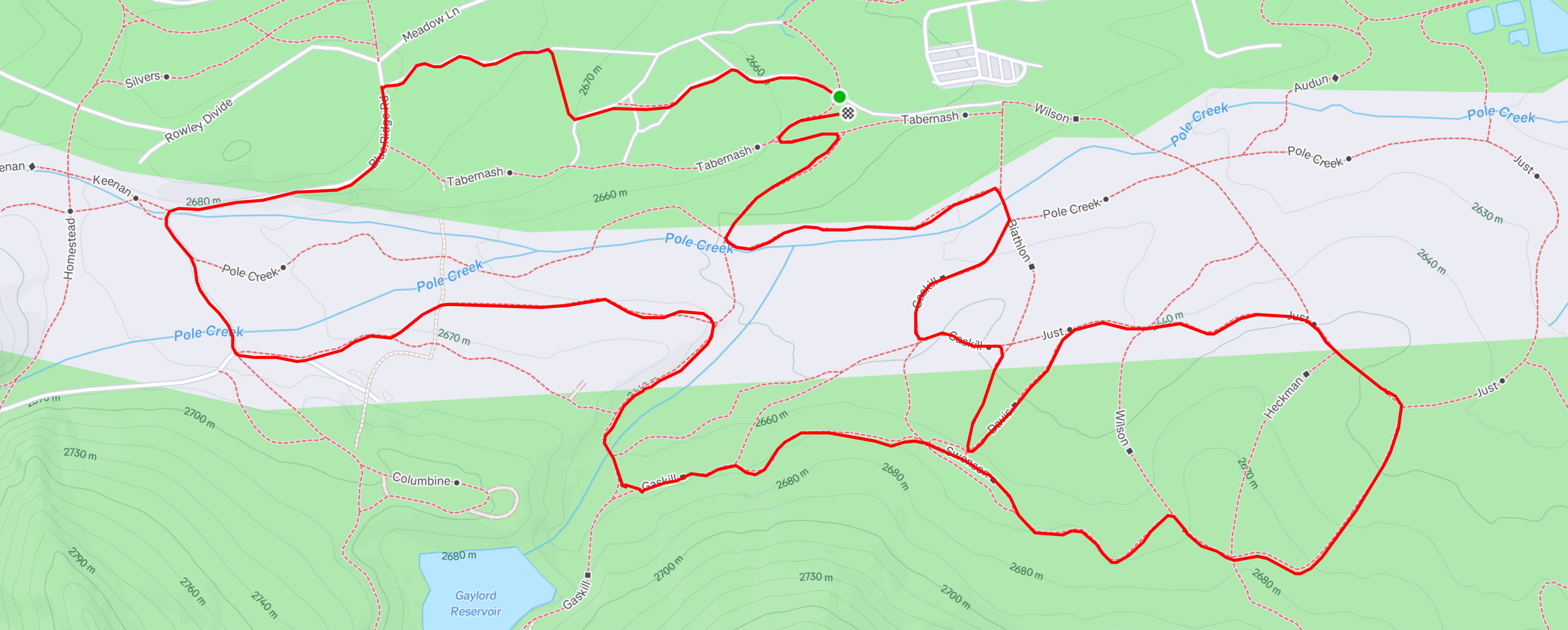 7.5 Km Race Course Map