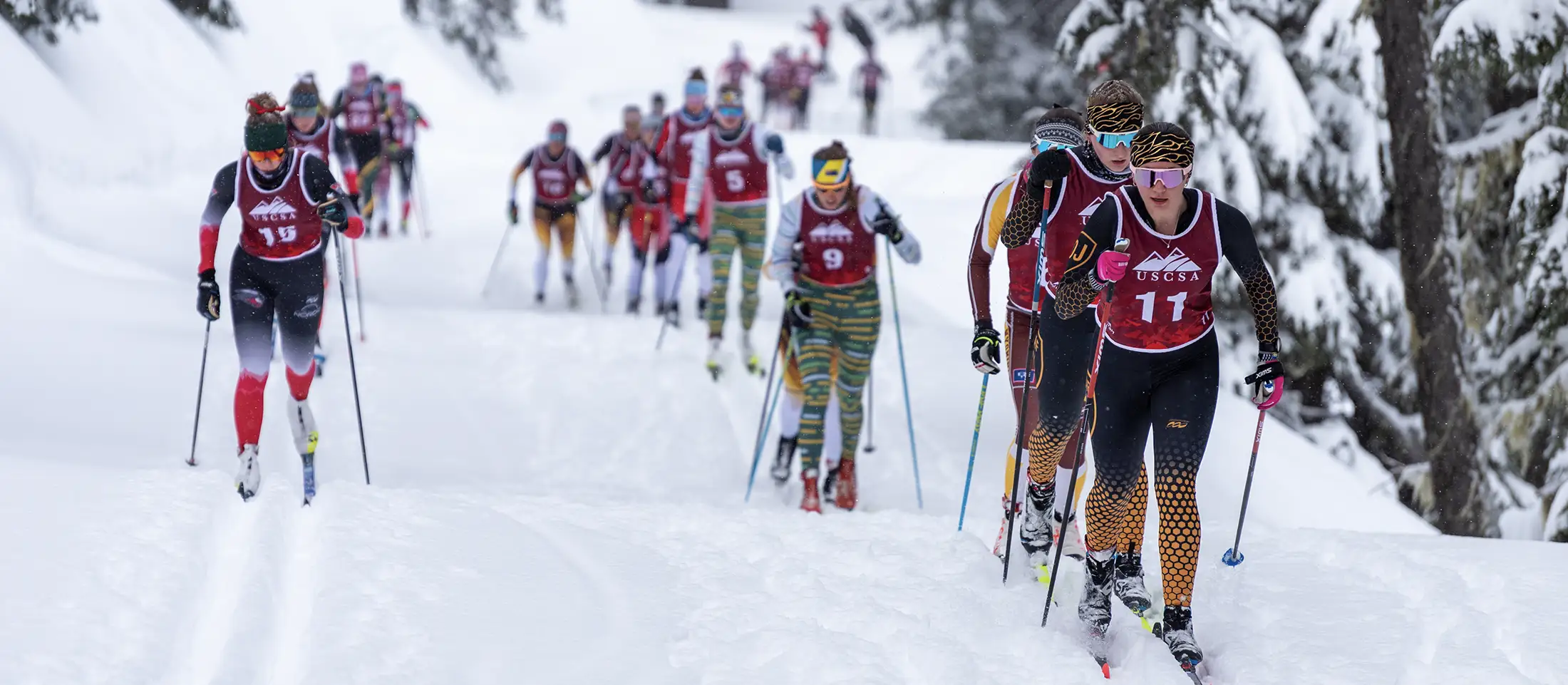 Women's 15 km classic ski race at USCSA Nationals in Bend, OR, March 15, 2025