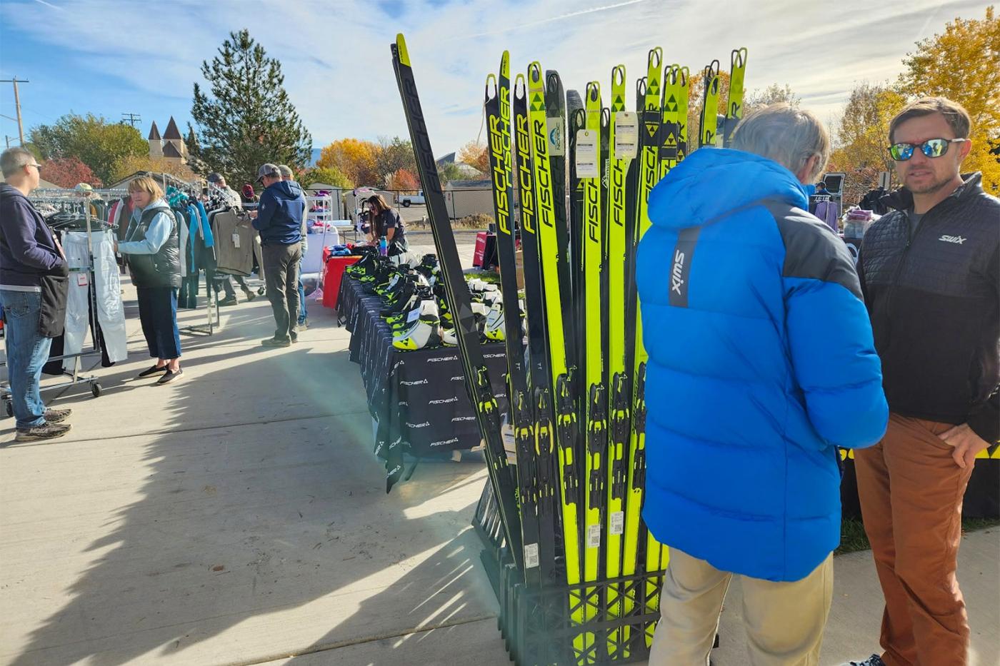Free Nordic-only Ski Swap on October 24, 2026, in Grand Junction, with cross country ski gear and expert fitting assistance from CMU athletes.