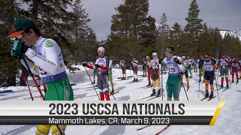 USCSA National Championships in Mammoth Lakes, California. 15 km men's and women's mass start.